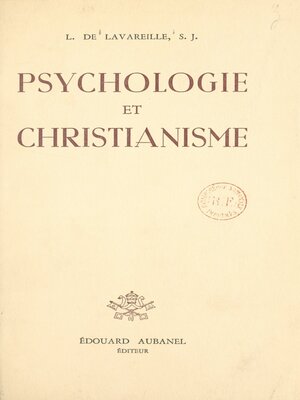 cover image of Psychologie et christianisme
